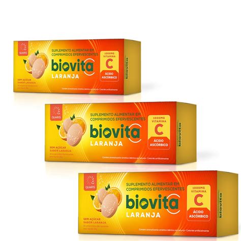 Biovita Efervescente Mg De Vitamina C P Imunidade Caixas