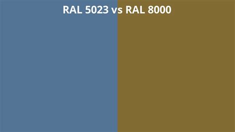 Ral 5023 Vs 8000 Ral Colour Chart Uk