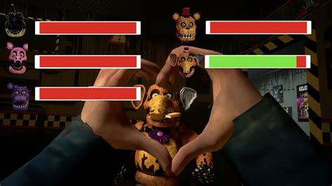 Sfm Fnaf Withered Melodies Counter Jumpscares With Healthbars Youtube