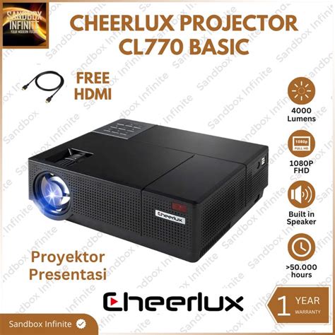 Jual Proyektor Cheerlux Cl Atv Led Projector Cheerlux Cl