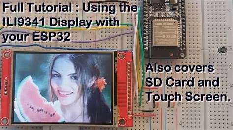 ILI9341 TFT LCD To ESP32 Full HOW TO For Display SD Card And Touch