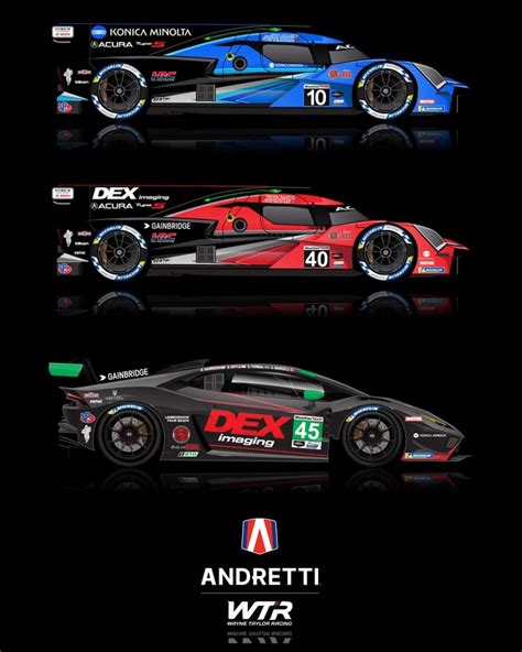 Wtr Andretti Reveals Liveries Ahead Of Rolex Speed Trap Magazine