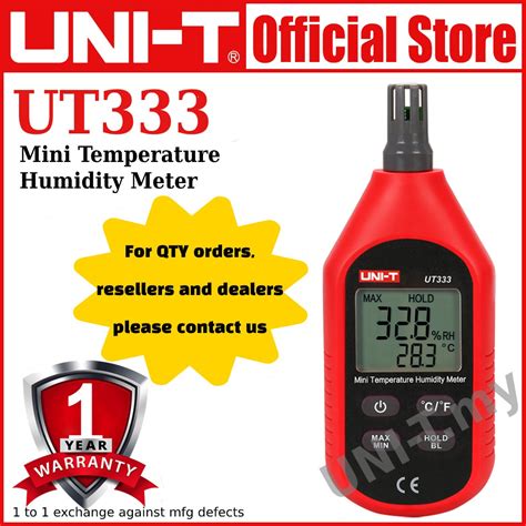 Uni T Ut Mini Temperature Humidity Meter Shopee Malaysia