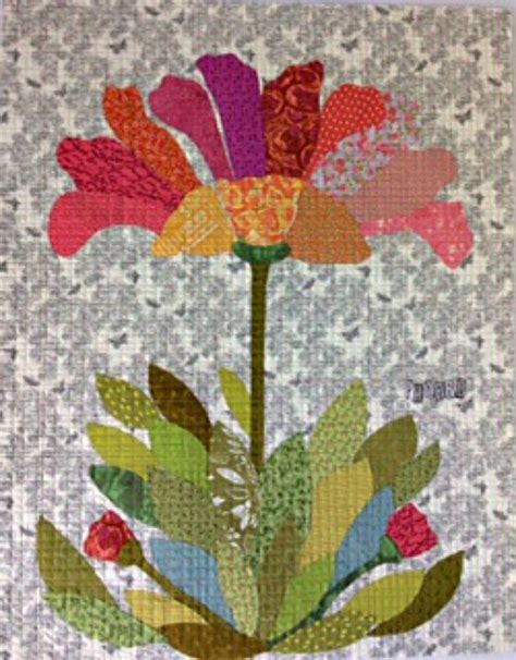 Phoebe Flower Pattern By Laura Heine Flower Quilt Patterns Flower Quilts Flower Applique