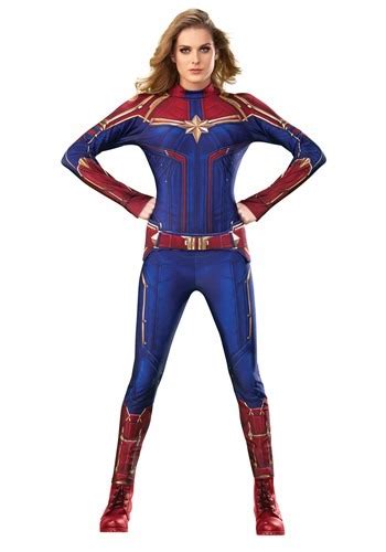 Captain Marvel Deluxe Women's Costume