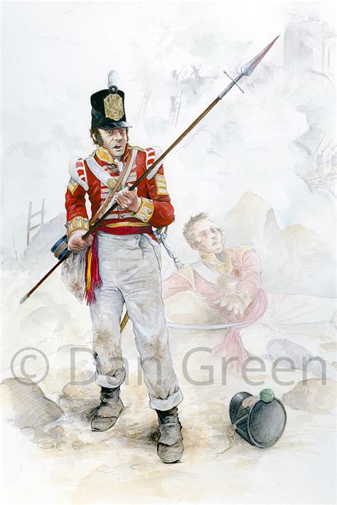 Sergeant Rd Foot Badajoz Military Art Painting