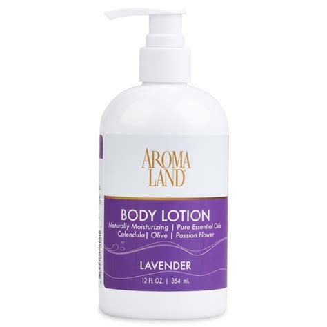 Hand And Body Lotion Lavender 12 Oz Aromelia