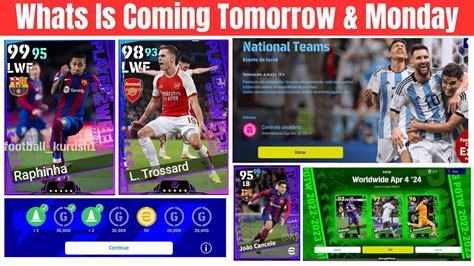 What Is Coming On Tomorrow Next Monday In EFootball 2024 Mobile