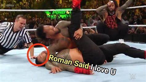 Roman Reigns Said I Love You To Jey Uso When His Was Pinned Roman