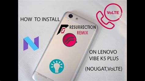 How To Install Resurrection Remix N 5 8 3 On Lenovo Vibe K5 Plus YouTube