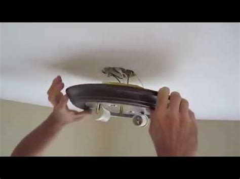 How To Install A Ceiling Light Fixture Youtube