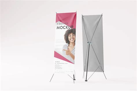 X Banner Mockup Mockup Free