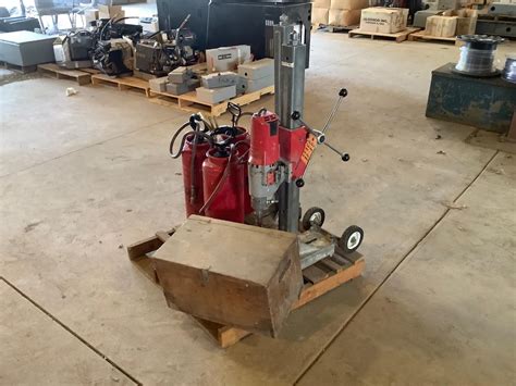 Milwaukee 4125 Dymorig Drill W Stand Bigiron Auctions