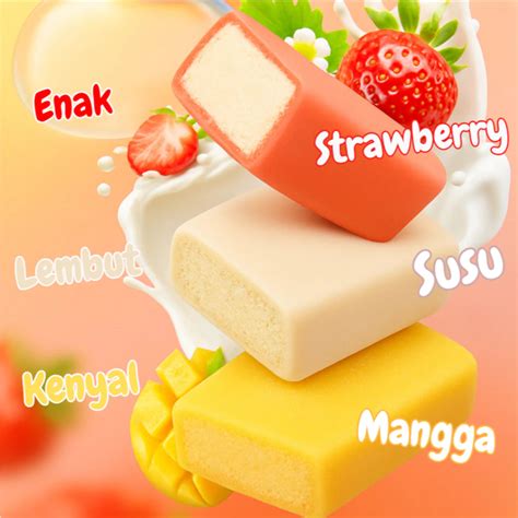 jual segarpcs mochi snow cake pilih   rasa mulai