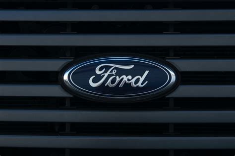 Black and Silver Ford Logo · Free Stock Photo