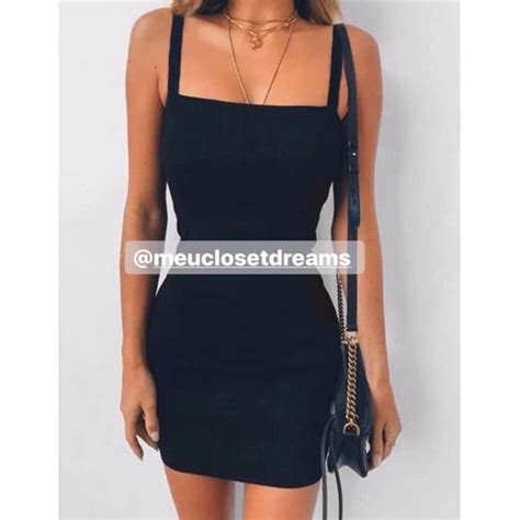 Vestido Tubinho Preto Curto Shopee Brasil