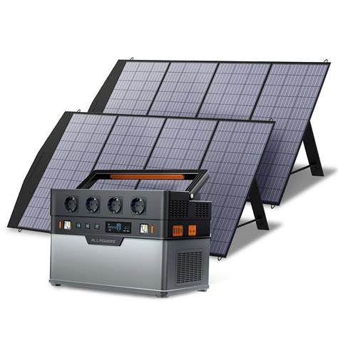 Outdoor Solar Generator 1500W Mobile Lithium Battery Pack – Just Solar ...