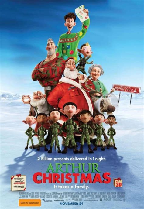 Another New Poster for Arthur Christmas - HeyUGuys