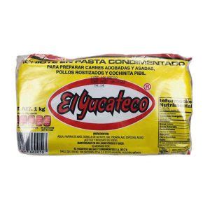 Achiote El Yucateco 1 kg María la Bonita Cómo se Extraña México