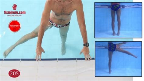 205 Rehabilitación cadera en piscina Clínica de fisioterapia en Alcoy