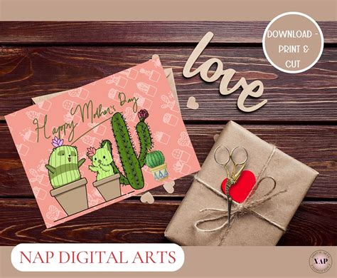 Mothers Day Card Printable Digital Greeting Card Set Happy Mothers Day Card Greeting Card