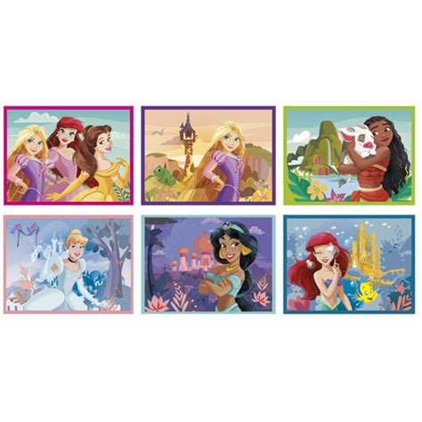 Puzzle Cubo Princesas Disney 12pzs