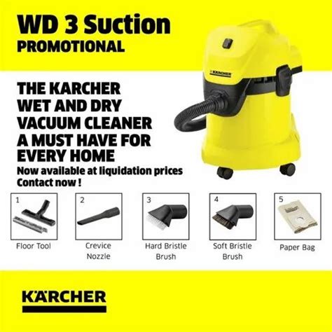 Karcher Wd 3 Multi Purpose Vacuum Cleaner For Home And Car Wet Dry At Rs 8600 In Aurangabad