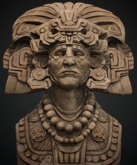 ArtStation - Mayan Statue | Maya art, Mayan art, Aztec artwork