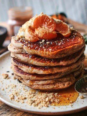 Fabulously Fluffy Spicy Festive Gingerbread Pancakes