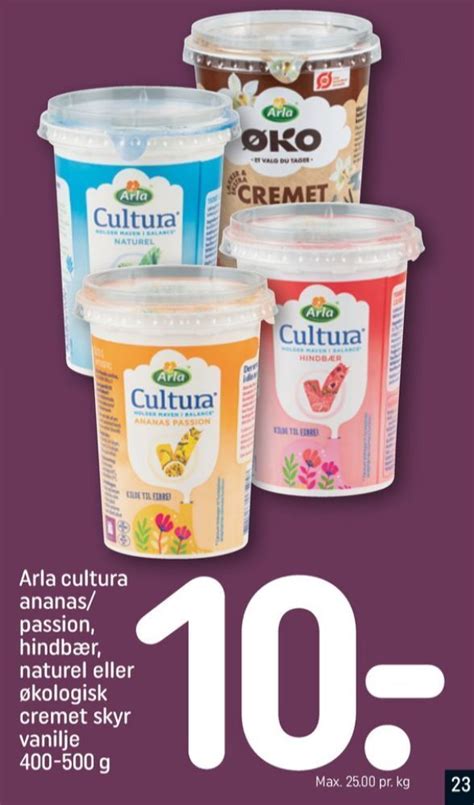 Cultura Yoghurt Hindb R Tilbud Hos Rema