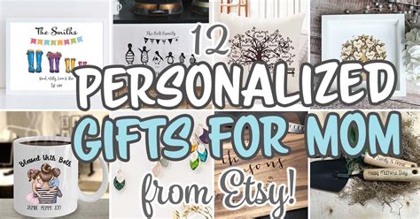 12 Thoughtful Personalized Gifts for Mom – Sustain My Craft Habit