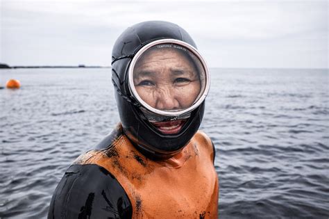 Haenyeo Sea Women Divers Jeju Island South Korea