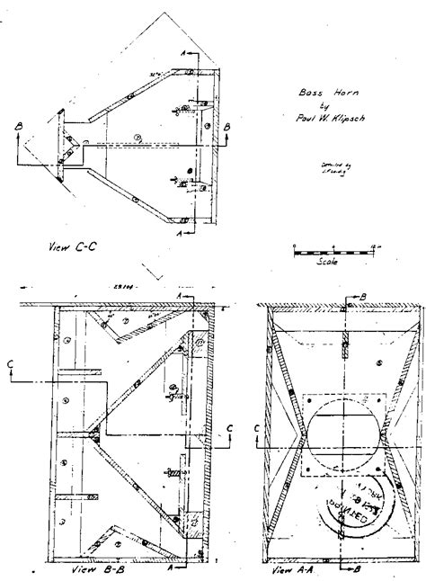 Bass Horn Speaker Plans