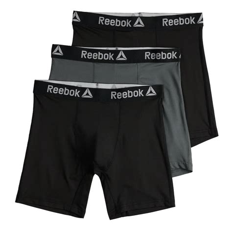 Reebok Men S Performance Boxer Briefs Pack Walmart