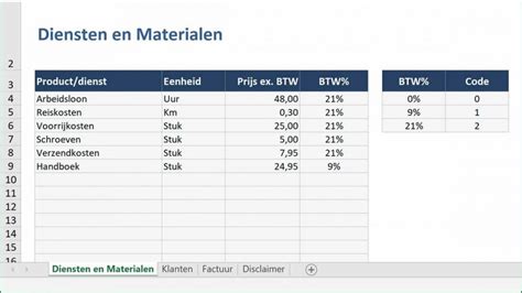 Excel Factuur Maken Tips Voorbeeld En Download Gratis Template