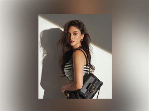 Pia Wurtzbach Highlights A Designer Bag In Her Nautical Themed Shoot