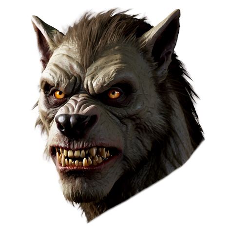 Download Creepy Werewolf Png 06202024