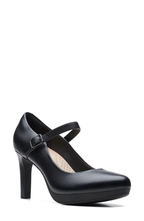 Clarks Ambyr Mary Jane Platform Pump In Black Lyst