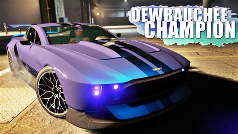 DEWBAUCHEE CHAMPION BEST CUSTOMIZATION PAINT JOB GUIDE GTA ONLINE