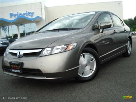 2007 Galaxy Gray Metallic Honda Civic Hybrid Sedan 10730269 Photo 1