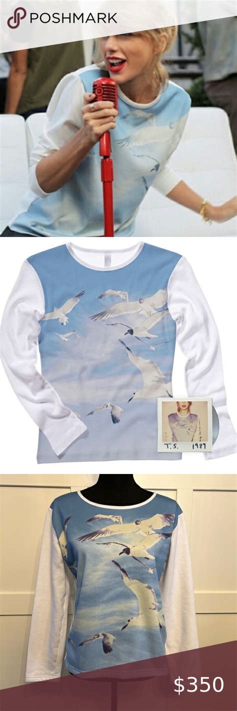 ⭐️rare⭐️ Taylor Swift 1989 Seagull Shirt Taylor Swift 1989 Fashion