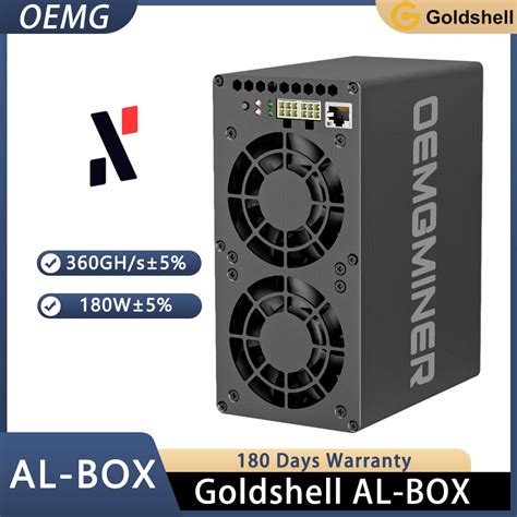 New Goldshell Al Box G W Alph Miner Blake Alephium With Psu Ebay