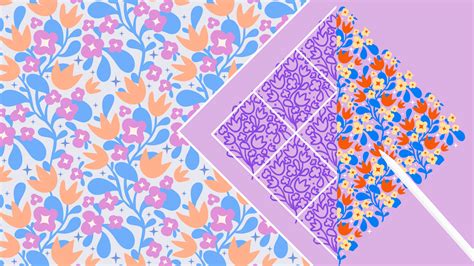 Surface Pattern Design: Diamond Repeat in Affinity Designer — Weronika ...