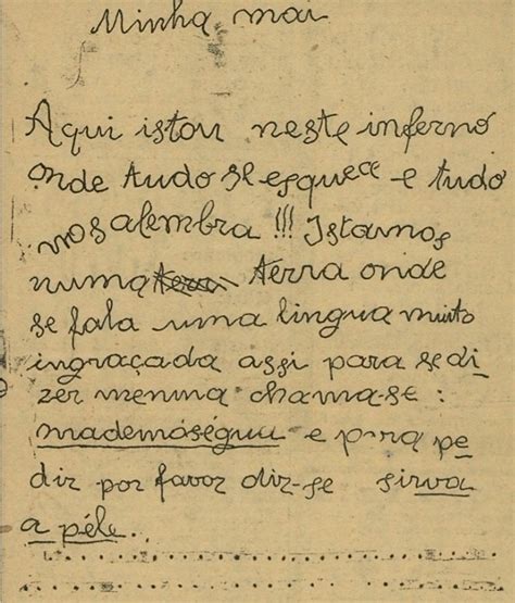 Carta De Um Soldado Português Da Primeira Grande Guerra Historiaemportugues