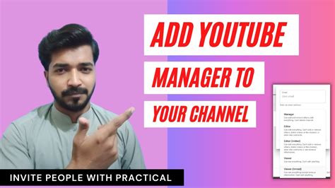 How To Add Youtube Manager How To Add Editors And Managers To Your