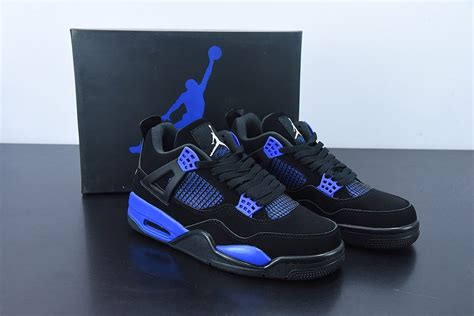 Air Jordan 4 Blue Thunder Sneaker For Men And Women Best T Etsy