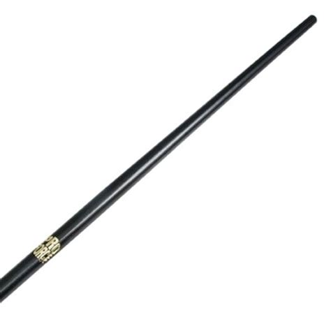 Black Bo Staff Competition Lightweight For Martial Arts Training