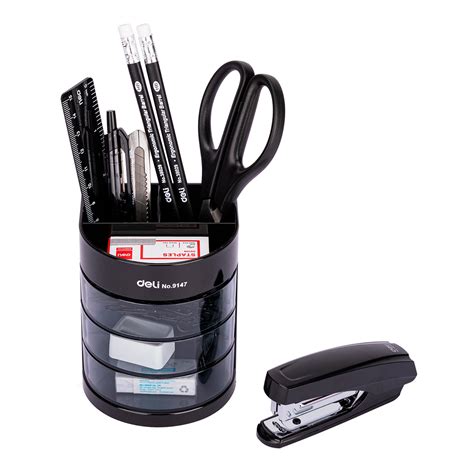 "Deli" Настольный набор из 12 предметов E38253 черный купить за 1199,00 ...