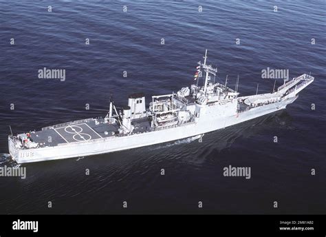 Aerial Starboard Quarter View Of The Newport Class Tank Landing Ship