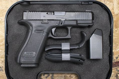 Glock 45 9mm Police Trade In Pistol With Ameriglo Sights Backstraps